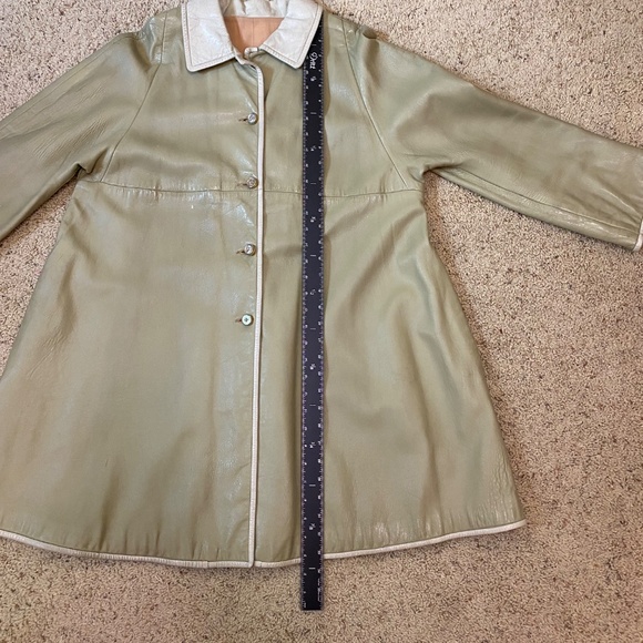 Bonnie Cashin Sills Leather Swing Coat Jacket - Picture 10 of 16